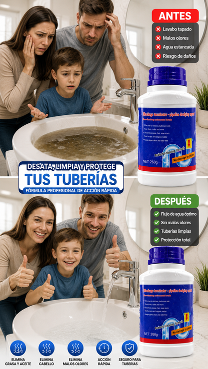 Destapador de Tuberías Profesional | Limpieza Rápida y Efectiva 🚿✨