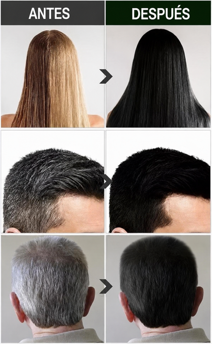 Shampoo Colorante Negro 3 en 1 HIMEIDU™ – ¡Luce Más Joven en Minutos!