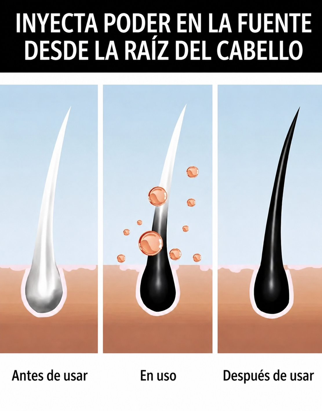 Shampoo Colorante Negro 3 en 1 HIMEIDU™ – ¡Luce Más Joven en Minutos!