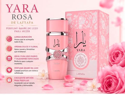 ✨ Yara Rosa by Lattafa | Perfume Árabe Premium para Mujer 100 ml